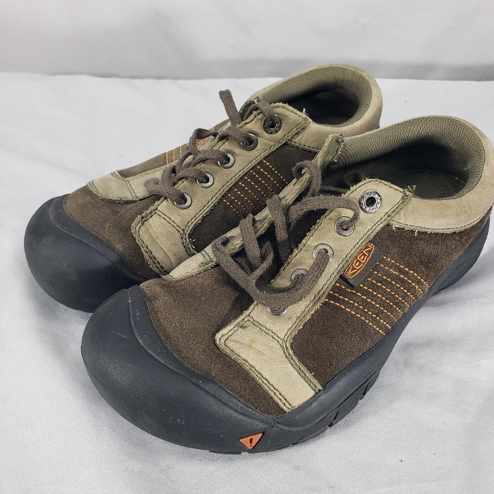 Keen Brown Austin Sneaker 9628 BLOL Hiking Outdoor Shoes Mens Size 6 Suede walk